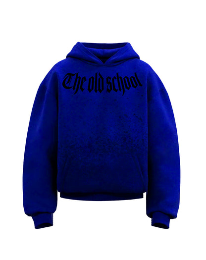 Royal Blue Spray Effect Hoodie