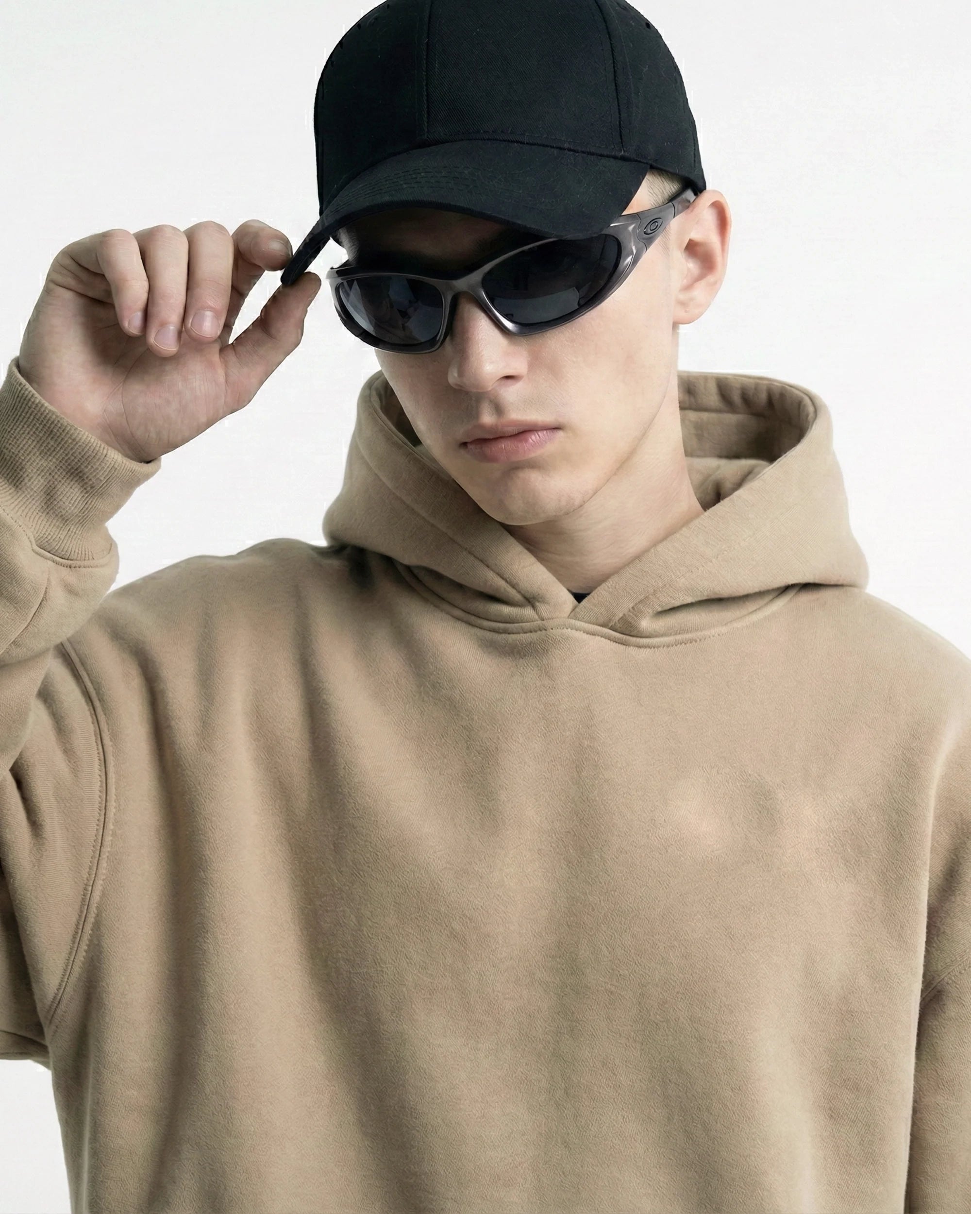 Heavyweight Oversized Hoodie – Sand