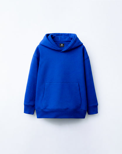 Street Essential Hoodie – Royal Blue Oversized