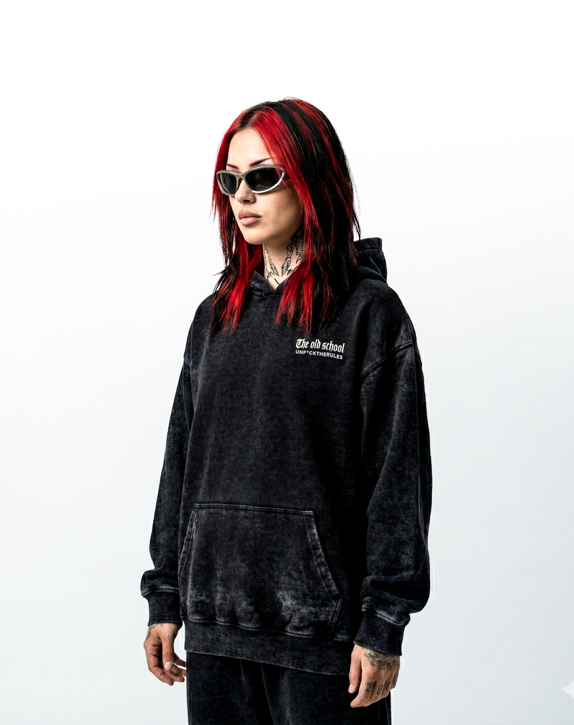 Everything I Love Is Illegal - Acid Wash Hoodie