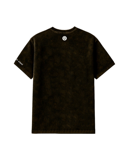 Burnout Black – The Old School Oversized Tee
