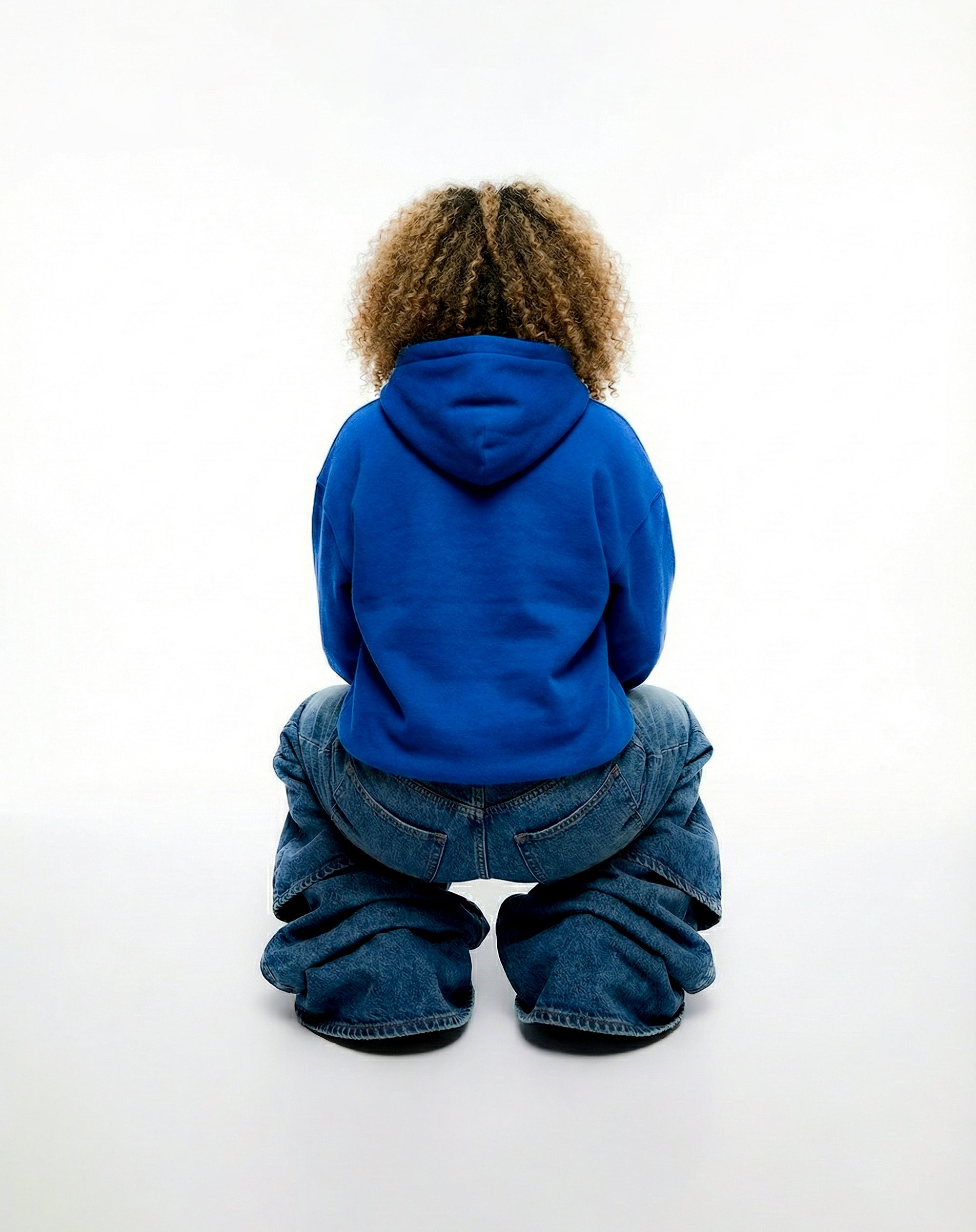 Street Essential Hoodie – Royal Blue Oversized