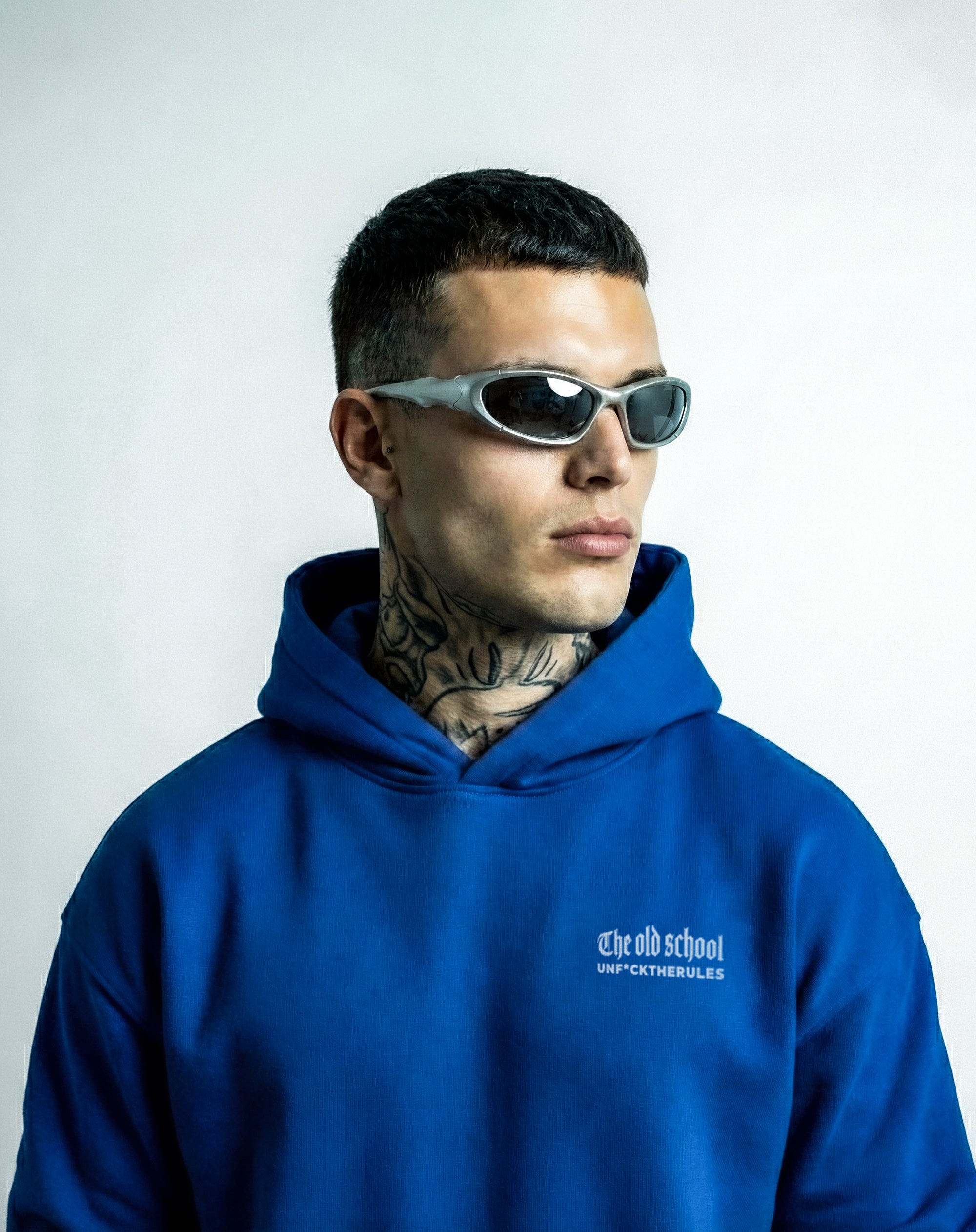 Street Essential Hoodie – Royal Blue Oversized