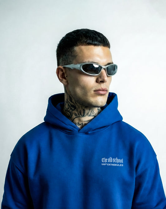 Street Essential Hoodie – Royal Blue Oversized