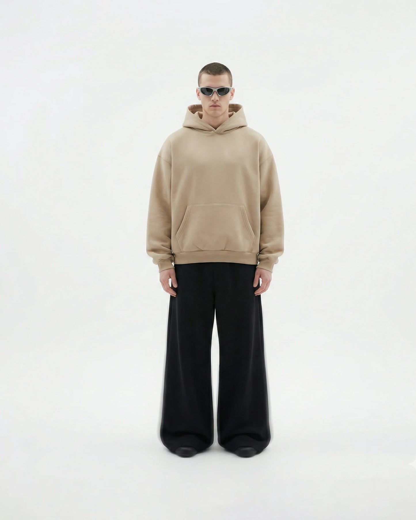 Heavyweight Oversized Hoodie – Sand